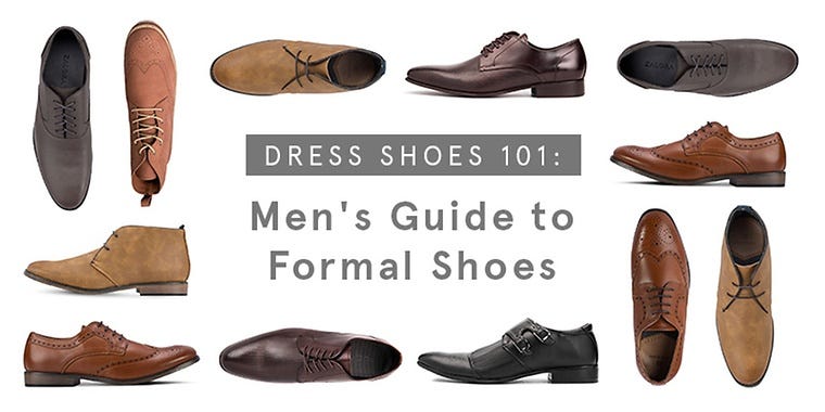 Different types of mens fashion dress shoes