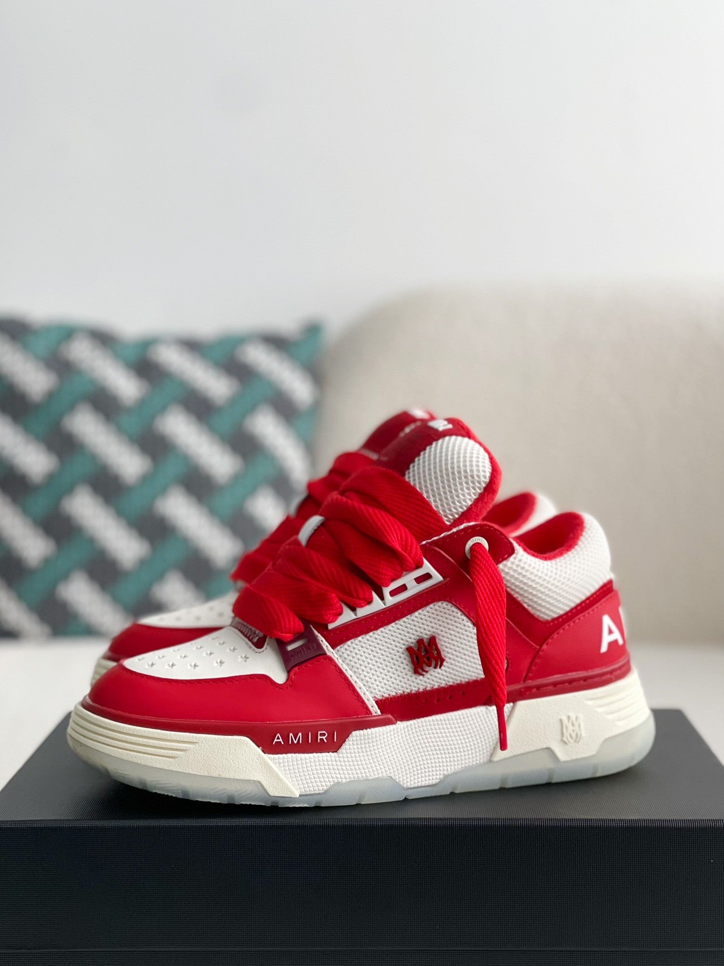 Amiri White Red MA 1 Sneakers