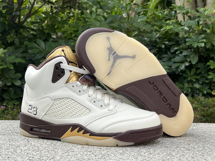 Air Jordan 5 Retro Chocolate Sneaker Hollo Shoe