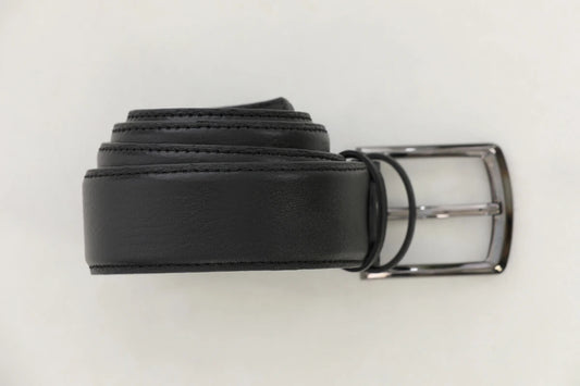 BLACK GENUINE LEATHER BELT