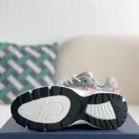 Dior B30 Countdown Sneaker – Grey & Light Pink Technical Mesh