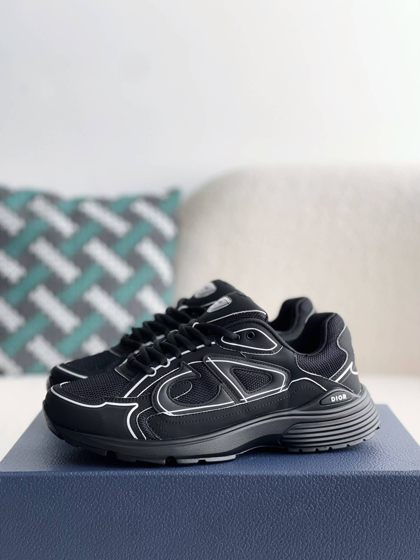 Christian dior black trainers on sale