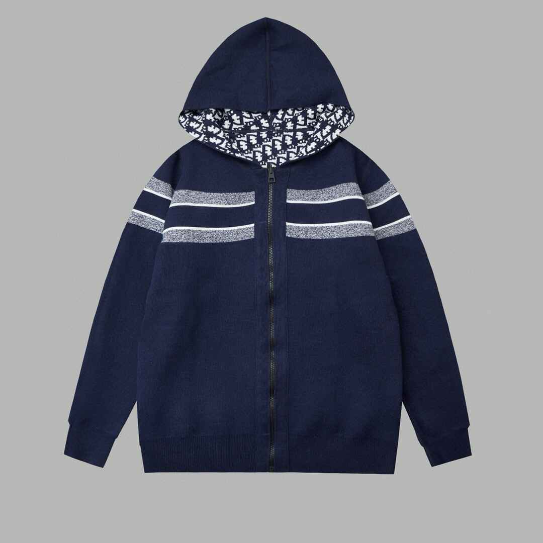 Christian Dior Navy Reversible Hoodie – Hollo Shoe