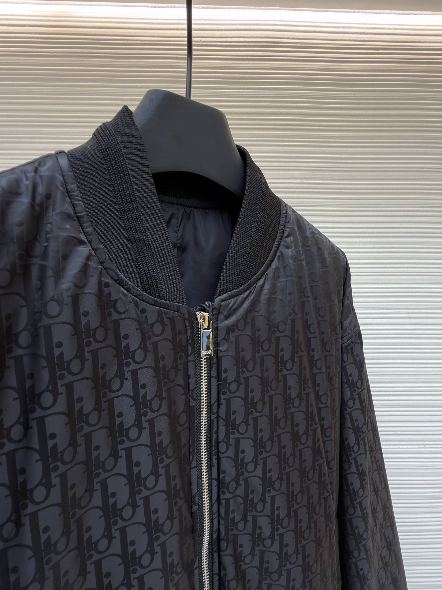 Dior Oblique Black Bomber Jacket