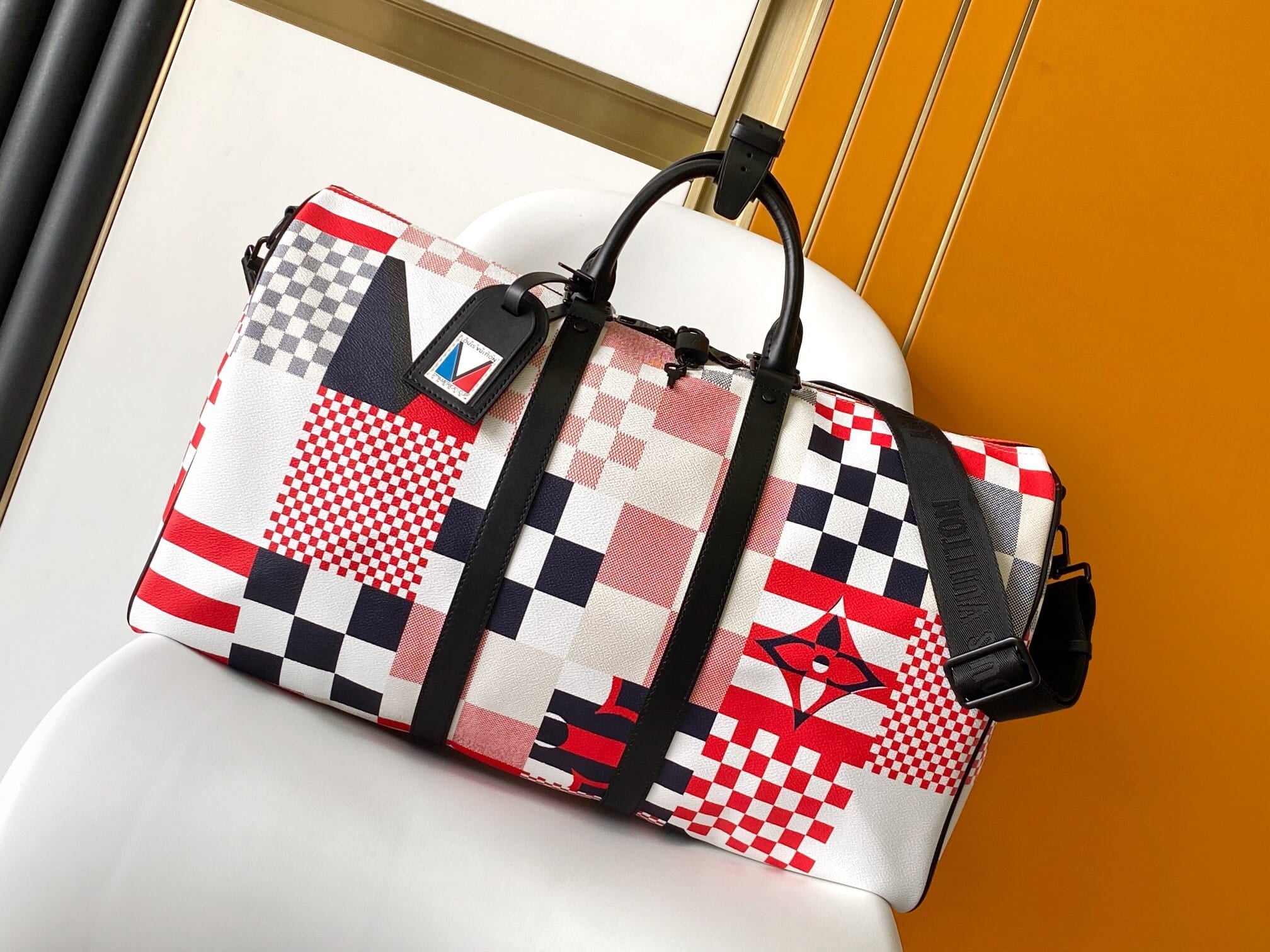 Louis Vuitton LV Keepall Bandoulière 50 Travel Duffle Bag