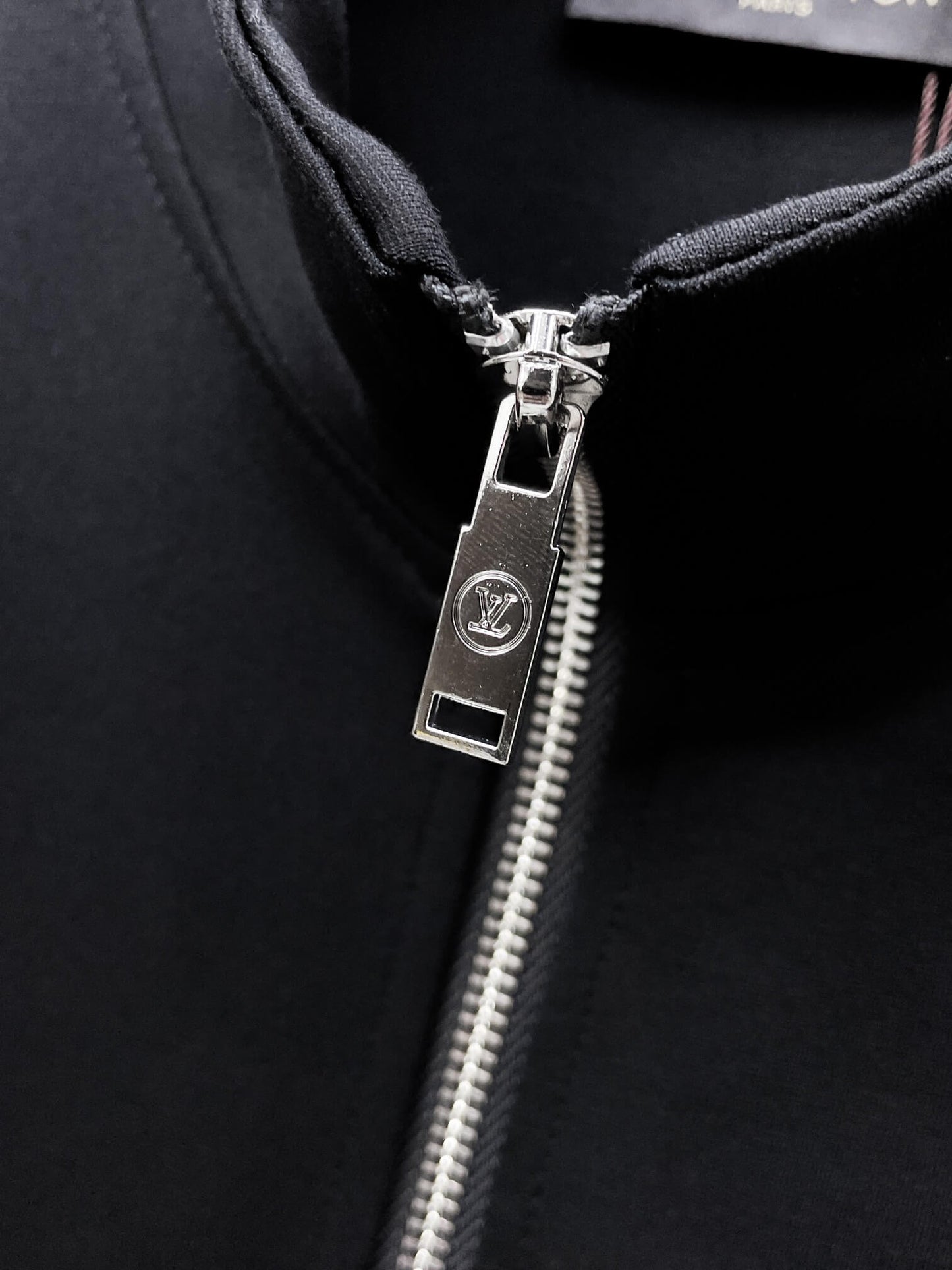 Louis Vuitton LV Logo Patch Technical Jersey Tracksuit Black