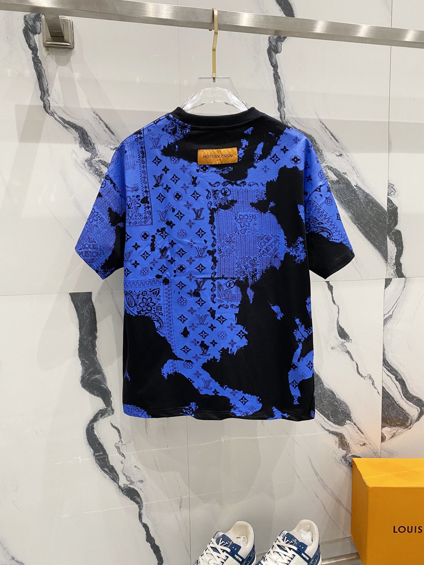 Louis Vuitton Monogram Bandana T-Shirt – Black & Royal Blue