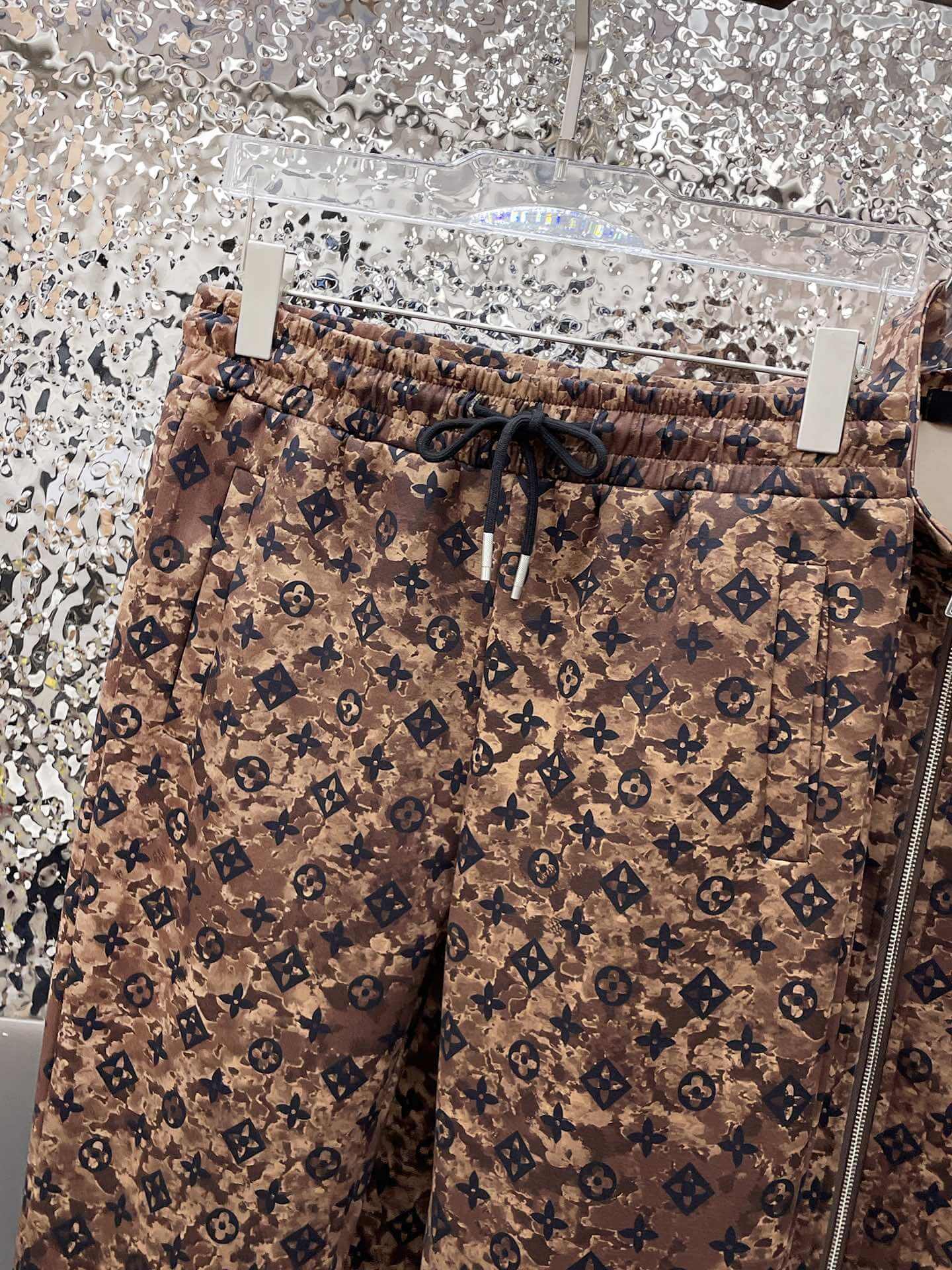 Louis Vuitton Monogram Bleached Effect Tracksuit Brown