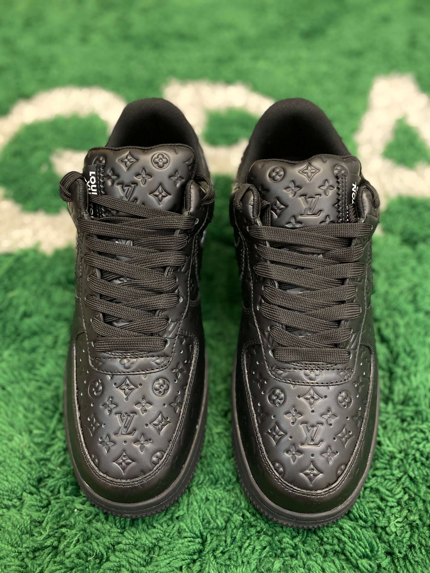Louis Vuitton x Nike Air Force 1 Low by Virgil Abloh – Triple Black Monogram