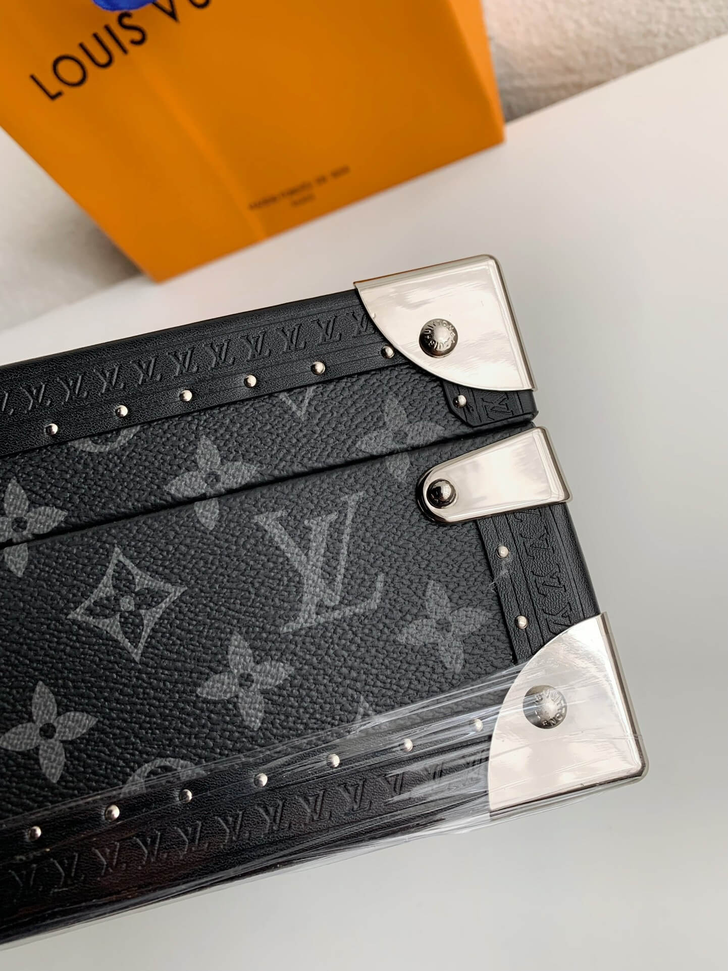 Louis Vuitton LV Coffret 8 Montre Watch Case "Black"