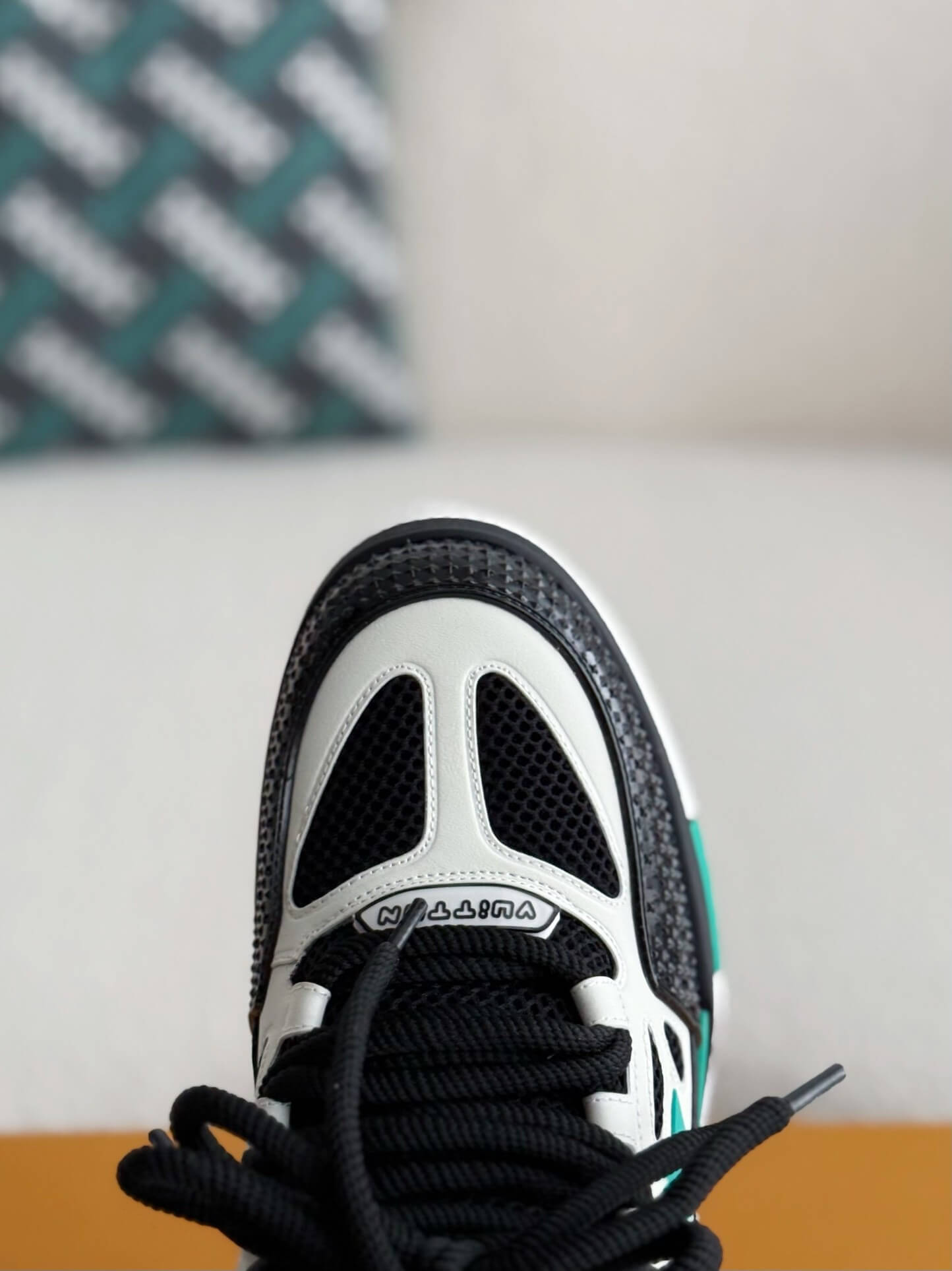 Louis Vuitton LV Skate Sneaker Black White Green