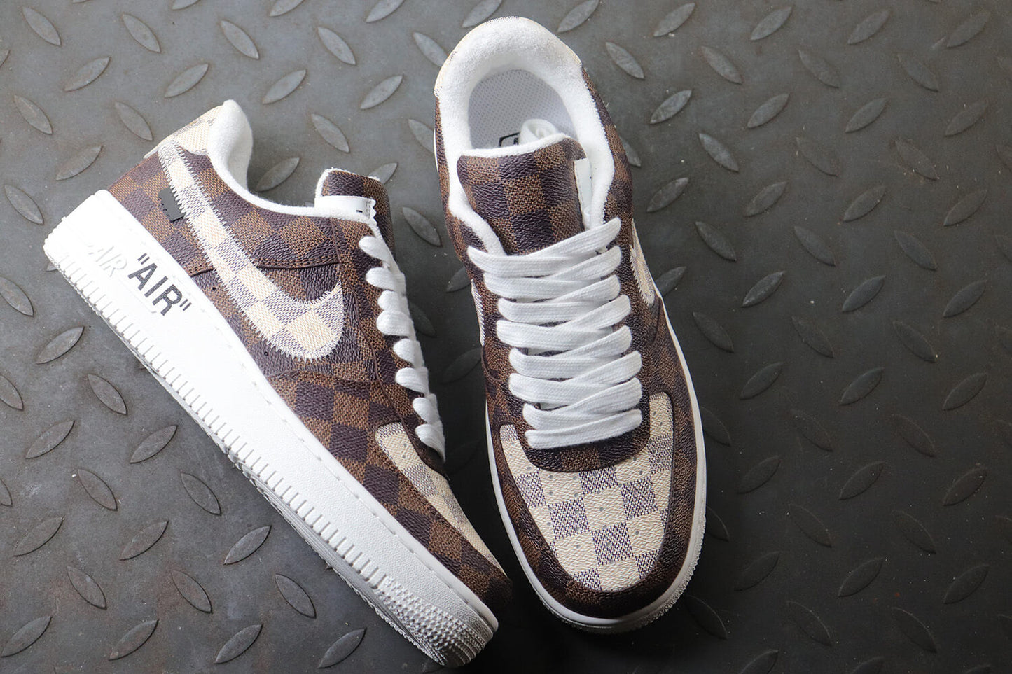 Louis Vuitton X Air Force 1 Low Monogram Brown Sneaker