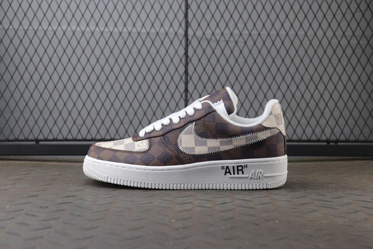 Louis Vuitton X Air Force 1 Low Monogram Brown Sneaker