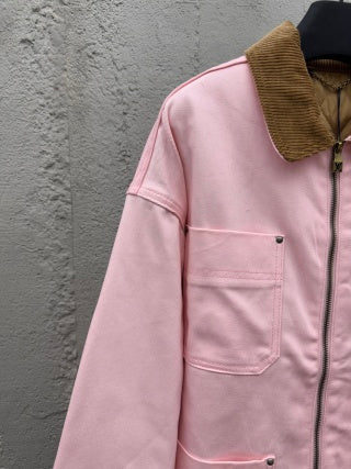 Louis Vuitton Corduroy Workwear Blouson Light Pink