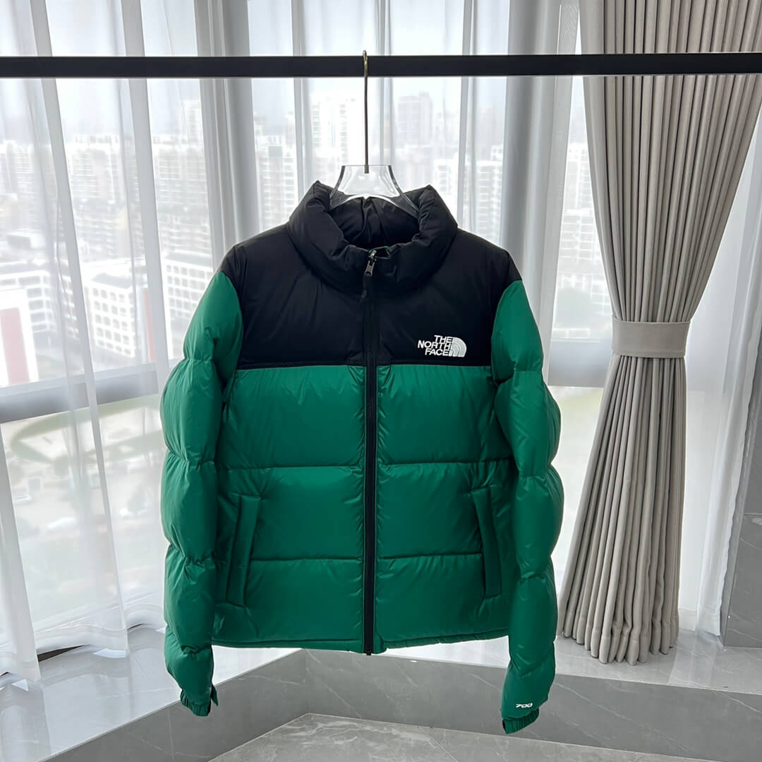 North Face 1996 Retro Nuptse Jacket Green Black M