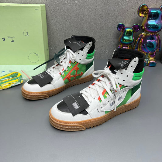 Off-White Off-Court 3.0 White Green High-Top Sneaker