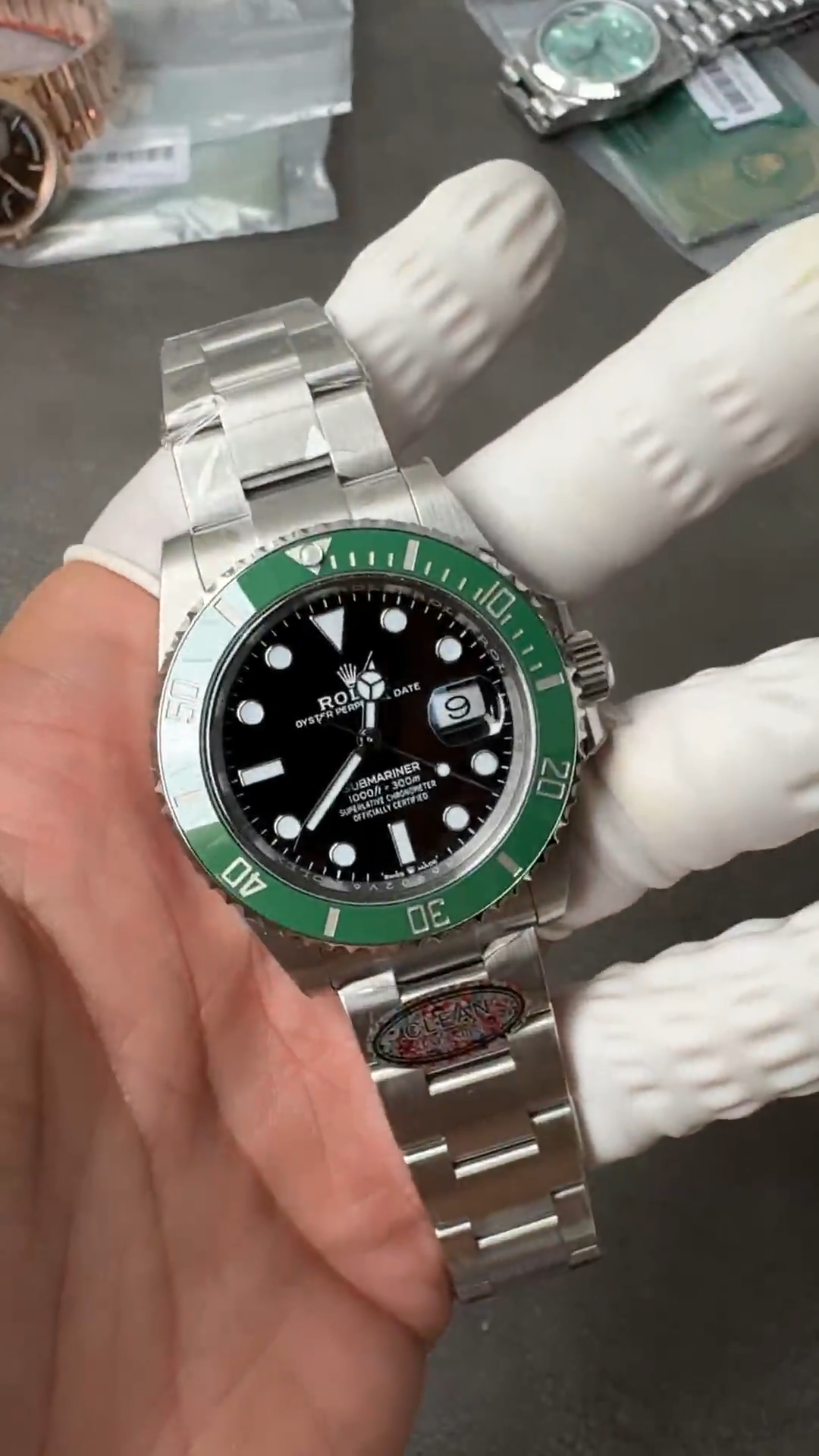 Rolex Submariner Date Ref. 126610LV – Oystersteel, Black Dial with Green Cerachrom Bezel