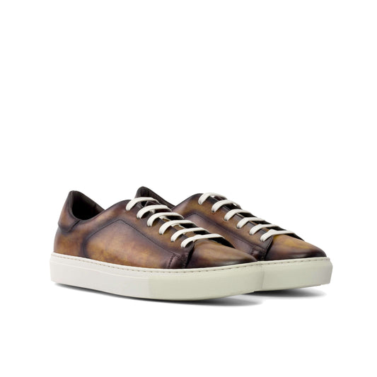 Men's Bespoke Fire Patina Leather Capsule Sneakers