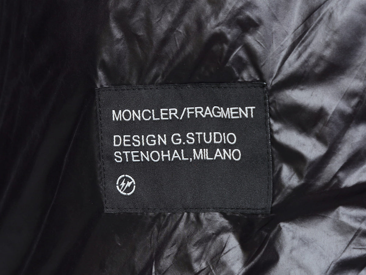 Moncler Genius x Fragment Mayconne Black Printed Down Puffer Jacket