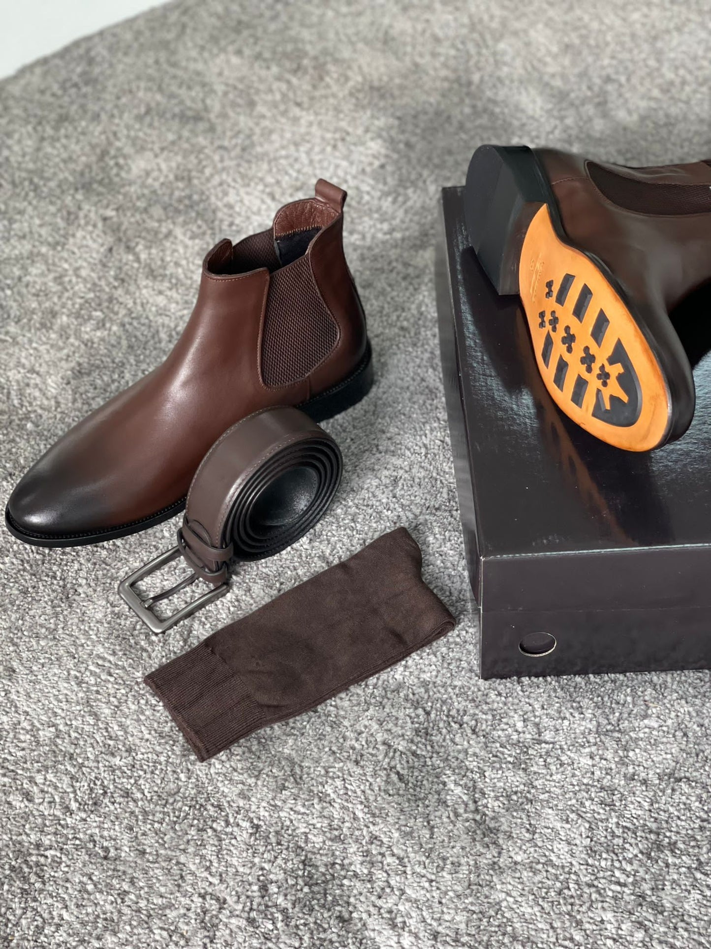 Classic Brown Chelsea Boots