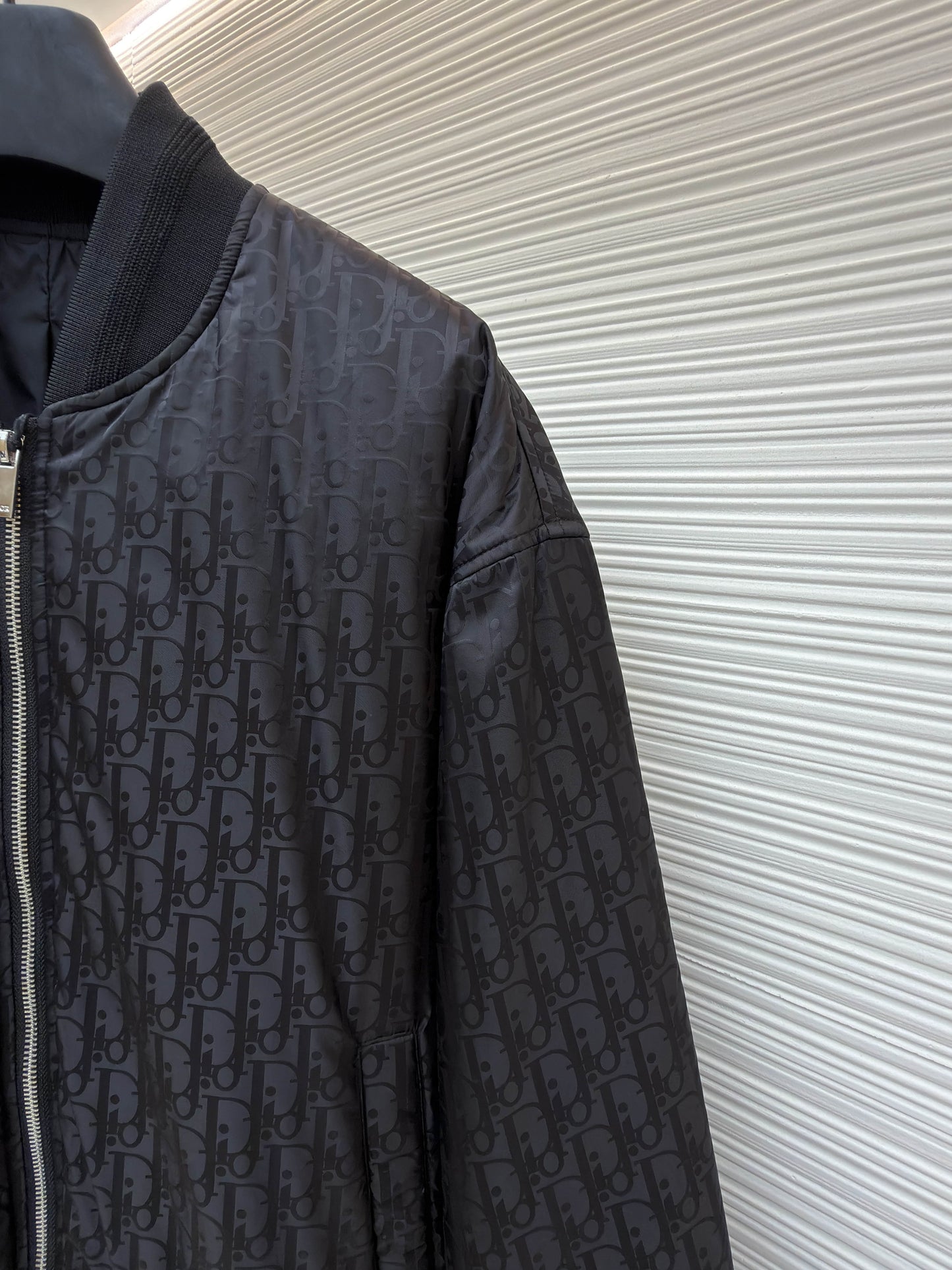 Dior Oblique Black Bomber Jacket