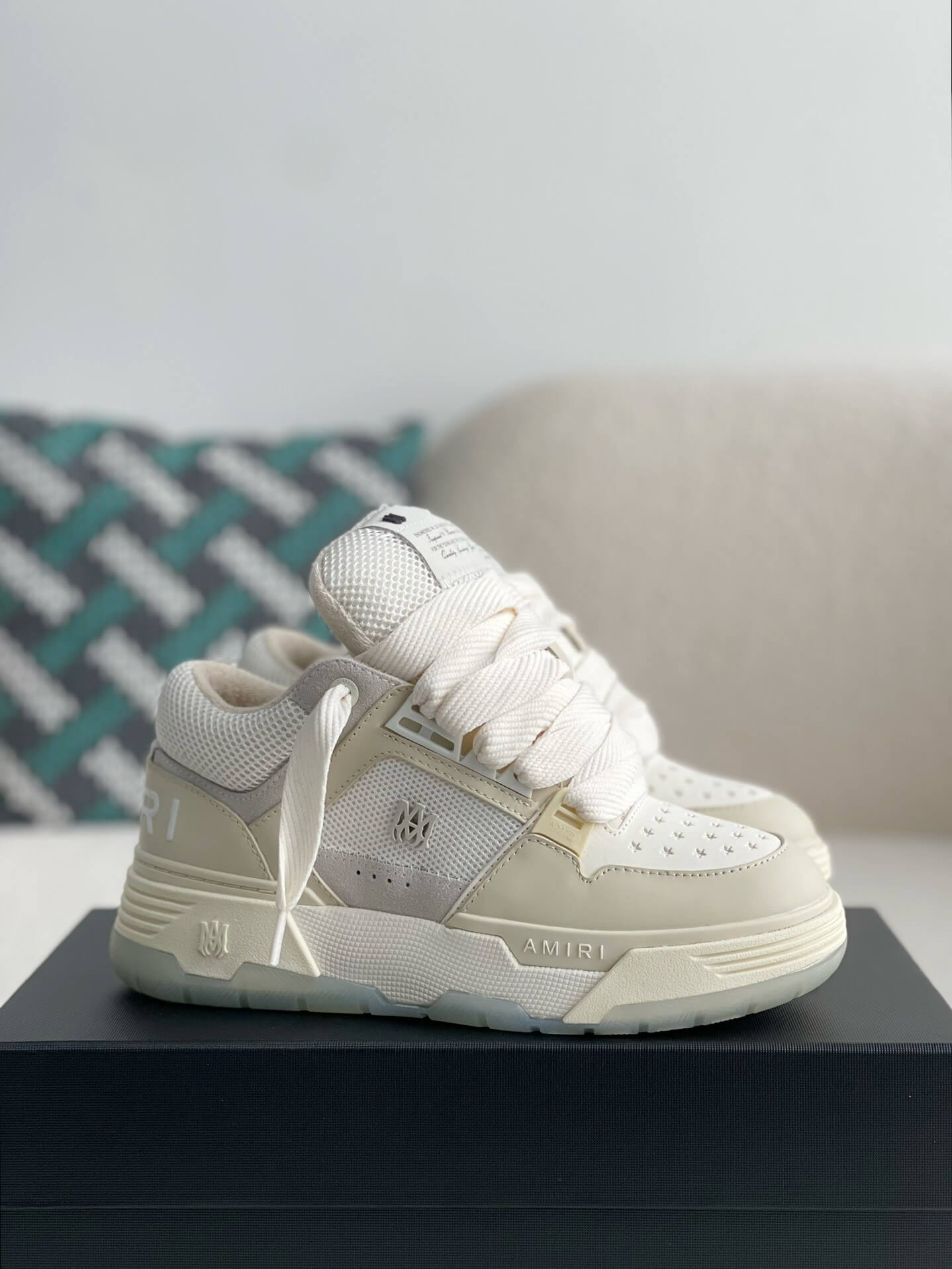 AMIRI MA-1 Sneakers White Beige Sneaker