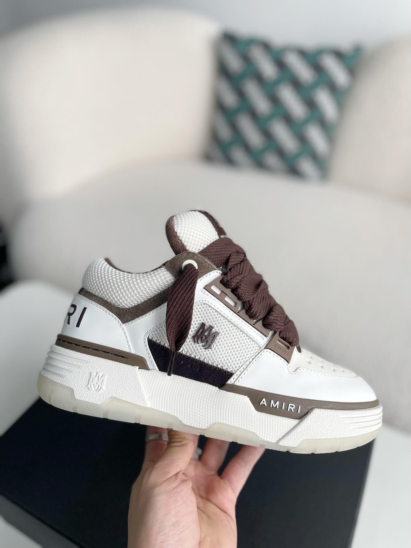 AMIRI MA-1 White Brown Sneaker