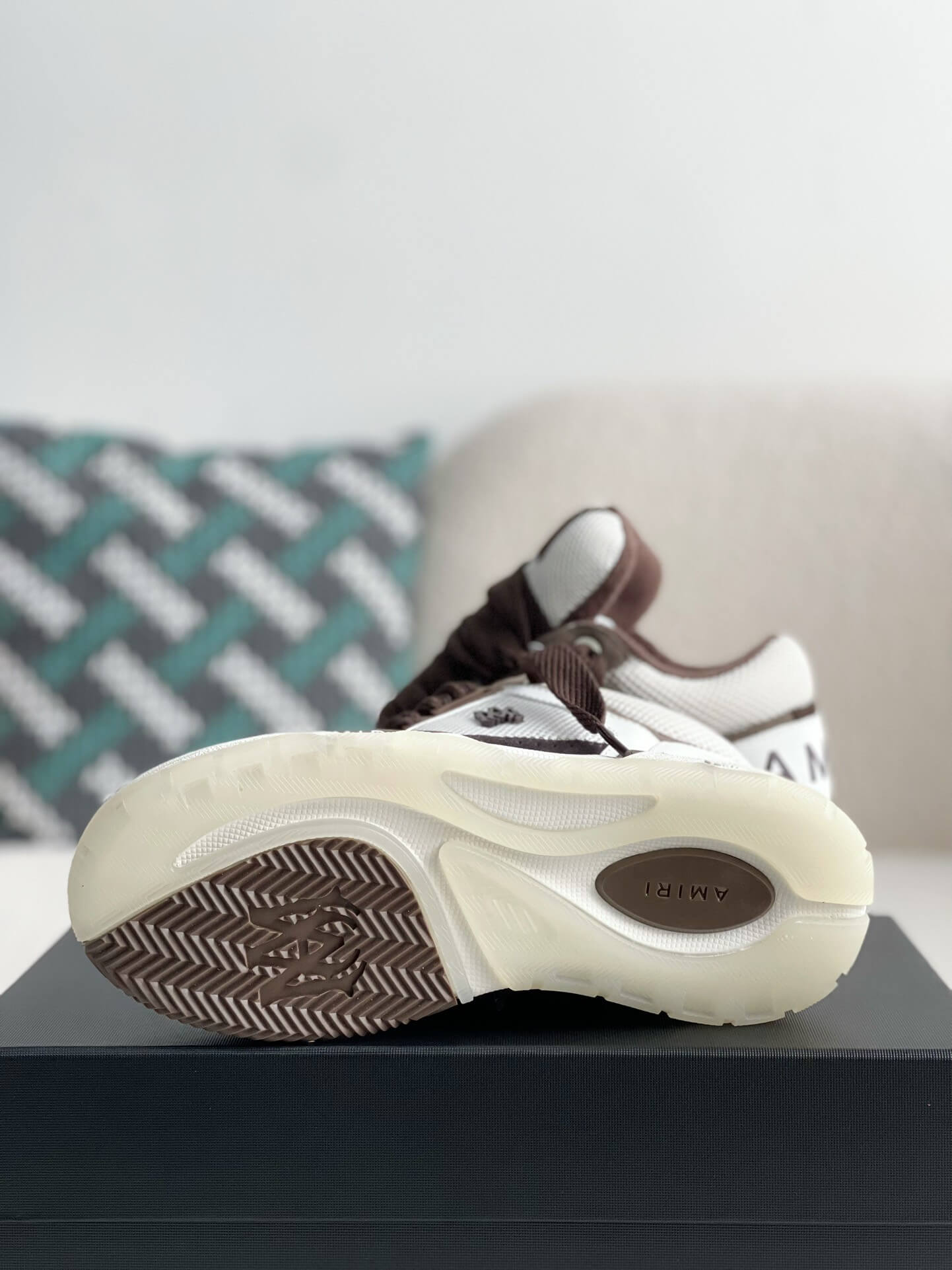 Amiri MA-1 Sneaker – Brown & White – HolloShoe