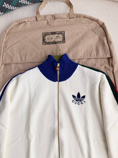 Adidas x Gucci GG Jacquard Knit Jacket