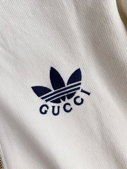 Adidas x Gucci GG Jacquard Knit Jacket