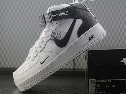 Air Force 1 Hohe Sneakers Weiß