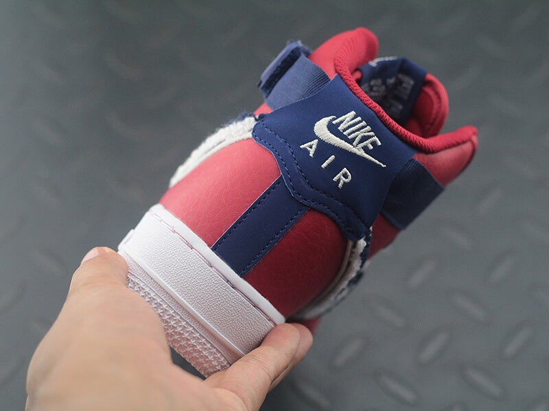 Red white and blue high tops online