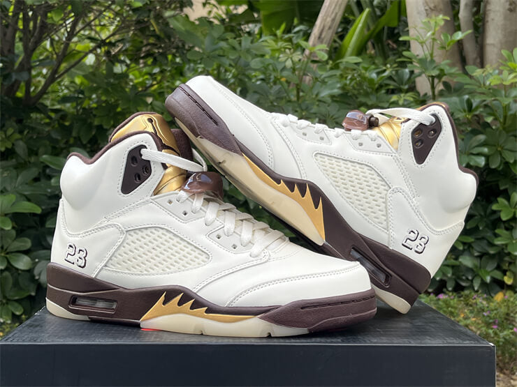 Air Jordan 5 Retro Chocolate Sneaker Hollo Shoe