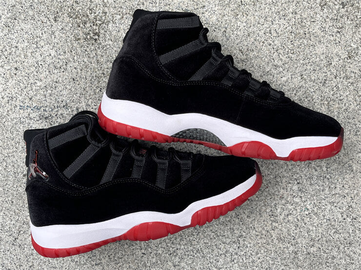 Air Jordan 11 WMNS "Bred Velvet" Sneakers