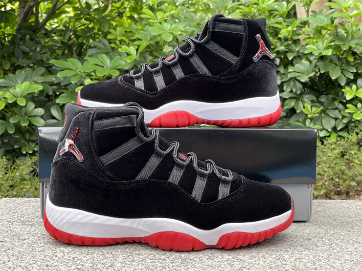 Air Jordan 11 WMNS "Bred Velvet" Sneakers