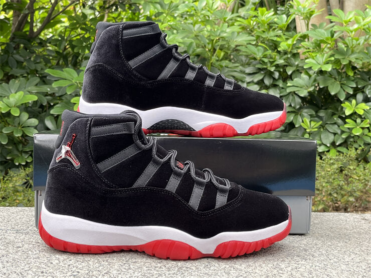 Jordan 11 bred black and white best sale