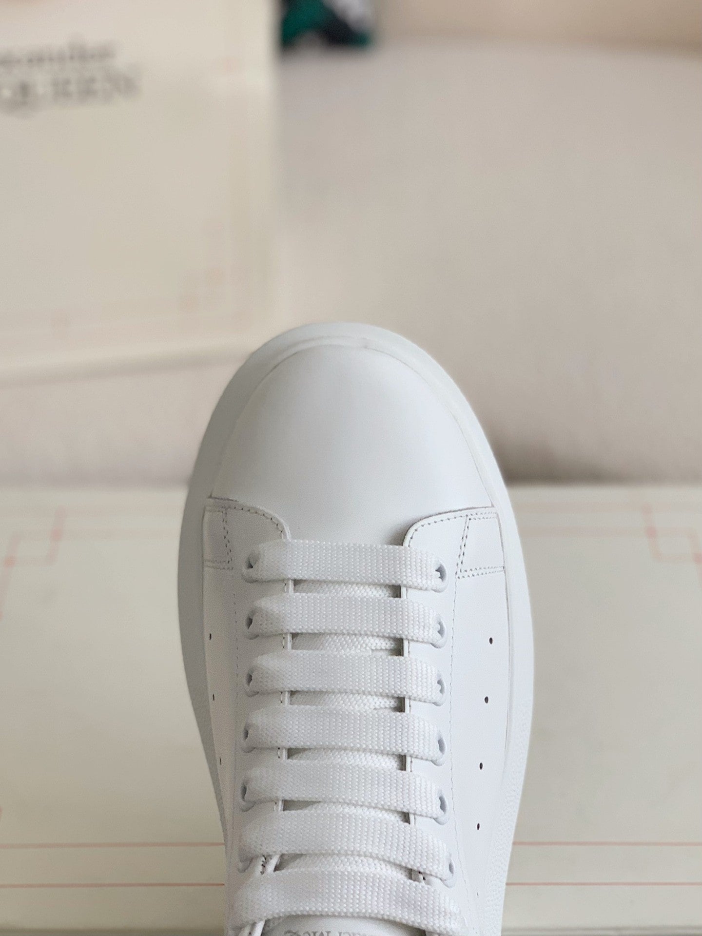 Alexander mcqueen white studded oversized sneakers deals