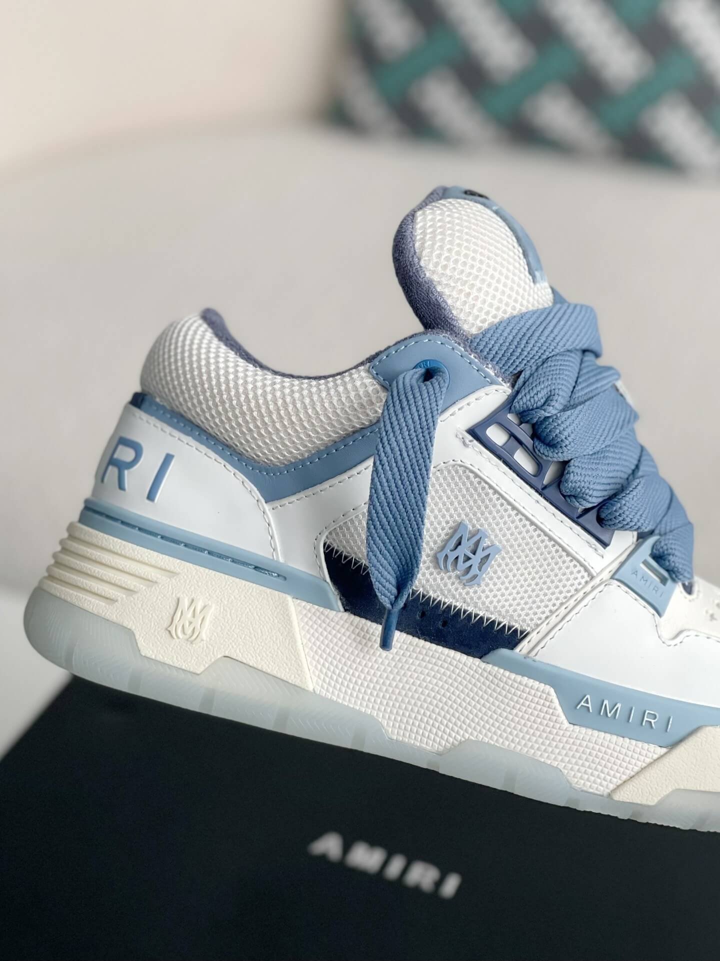 Amiri MA-1 Sneaker – Blue, White & Grey