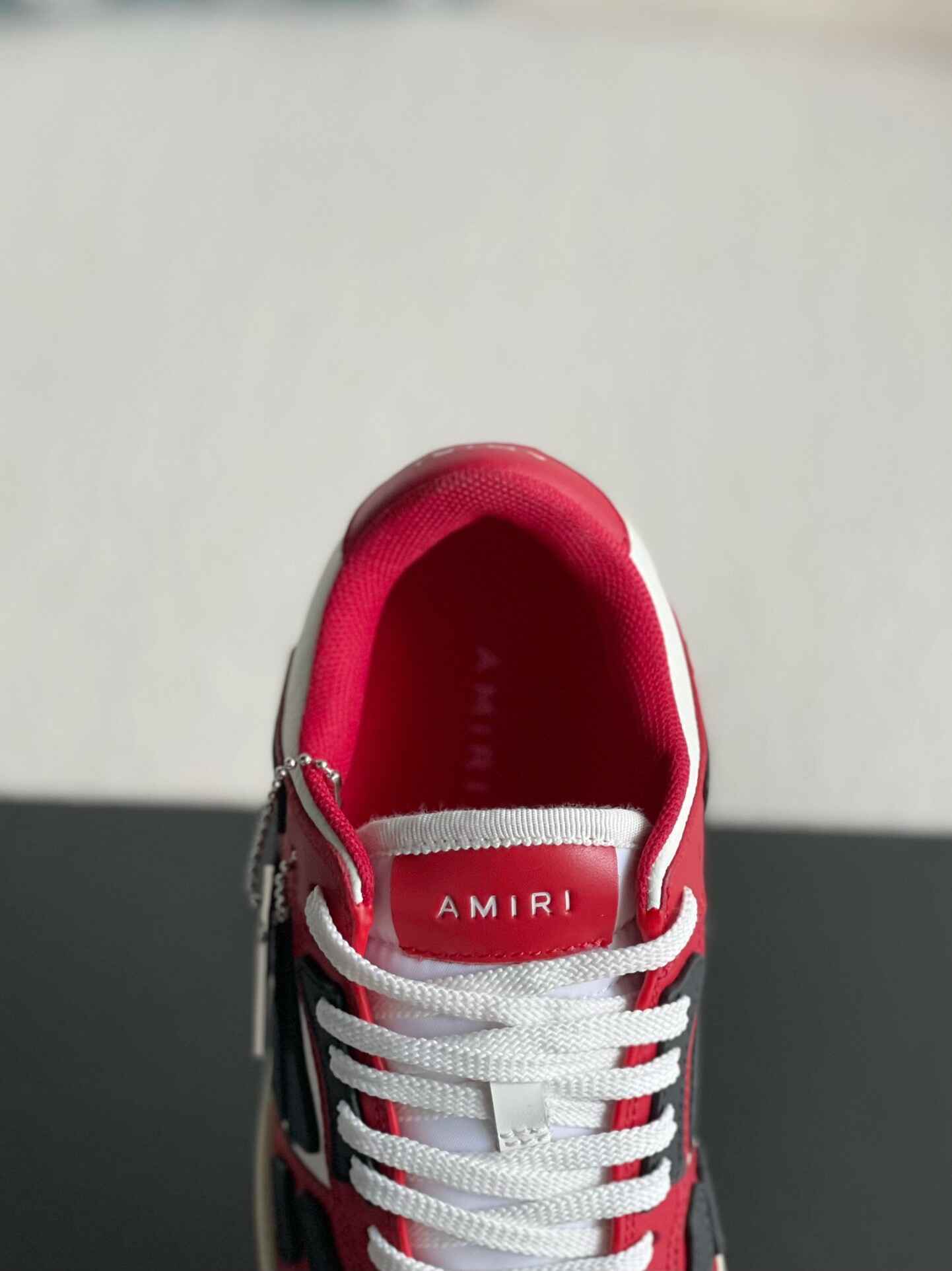 AMIRI Trainer Skel Top White Red Black Low Sneakers