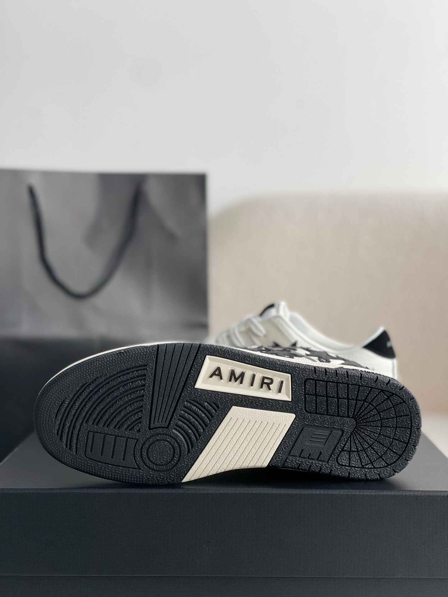 AMIRI Star White Black Low Top Sneakers