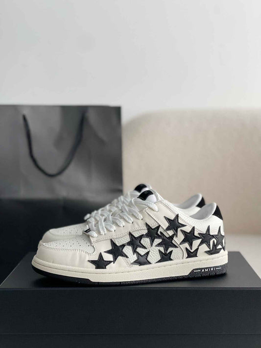 AMIRI Star White Black Low Top Sneakers