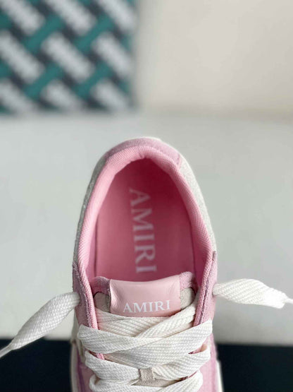 Amiri Pink Cream Sunset Skate Sneakers