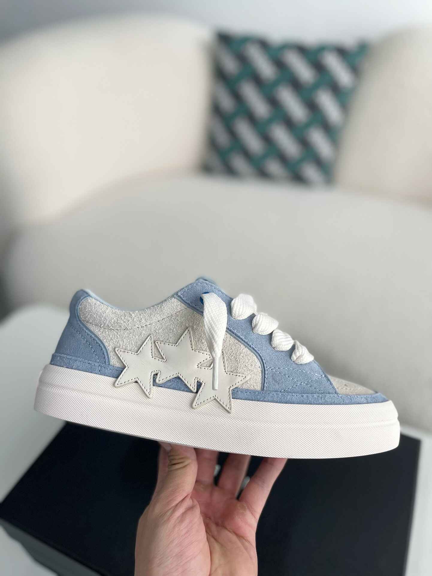 Amiri Blue Sunset Skate Sneakers