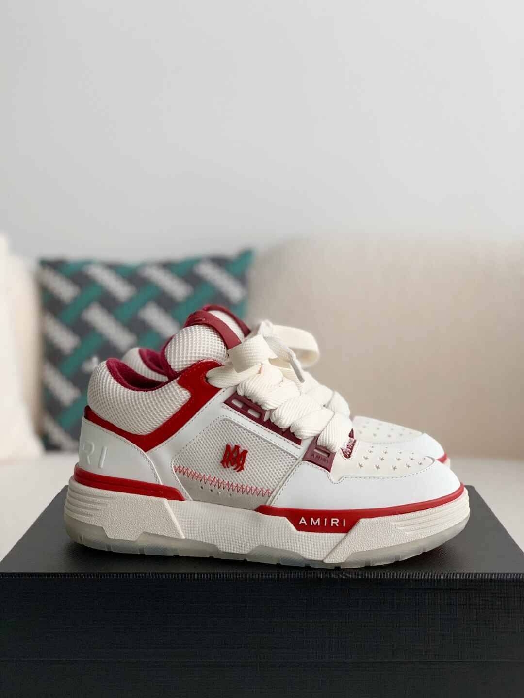 AMIRI MA-1 Trainer White Red Sneaker