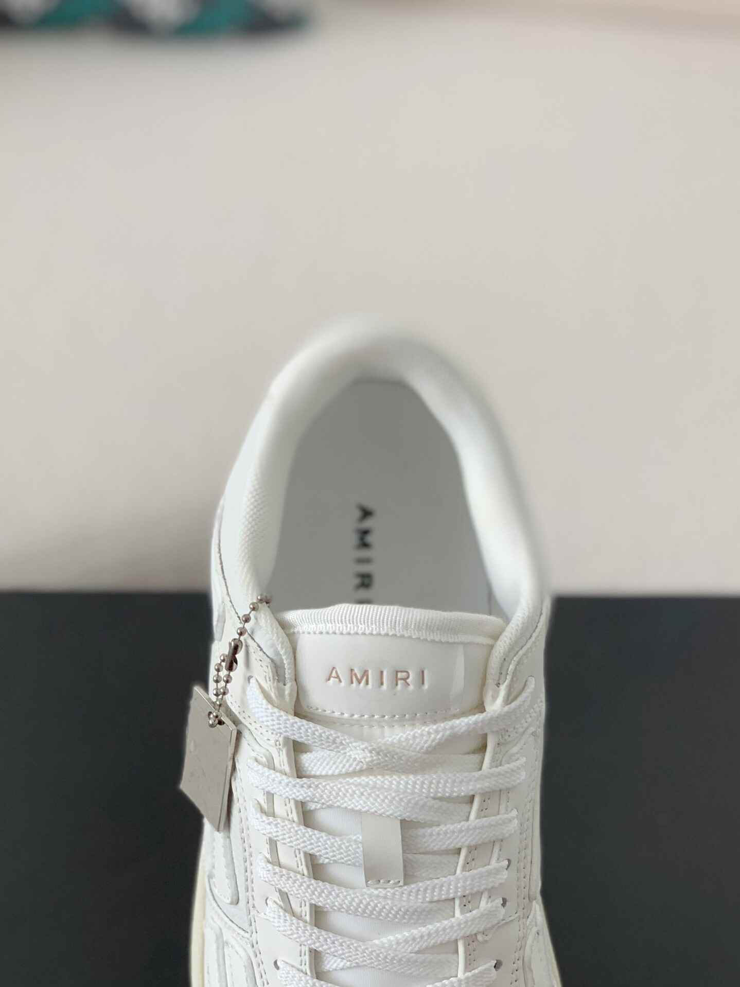 Amiri Skel Top Low  White Sneakers