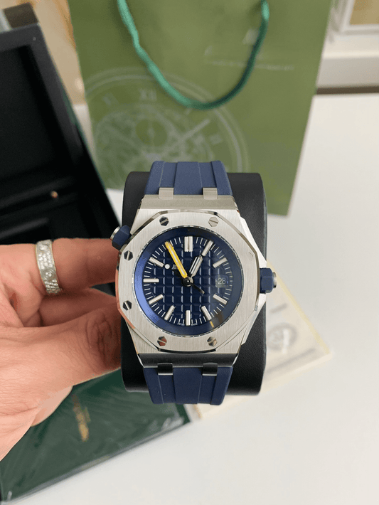 Audemars Piguet Royal Oak Offshore Diver Ref. 15710ST.OO.A027CA.01 – Stainless Steel, Blue "Funky Colour" Dial