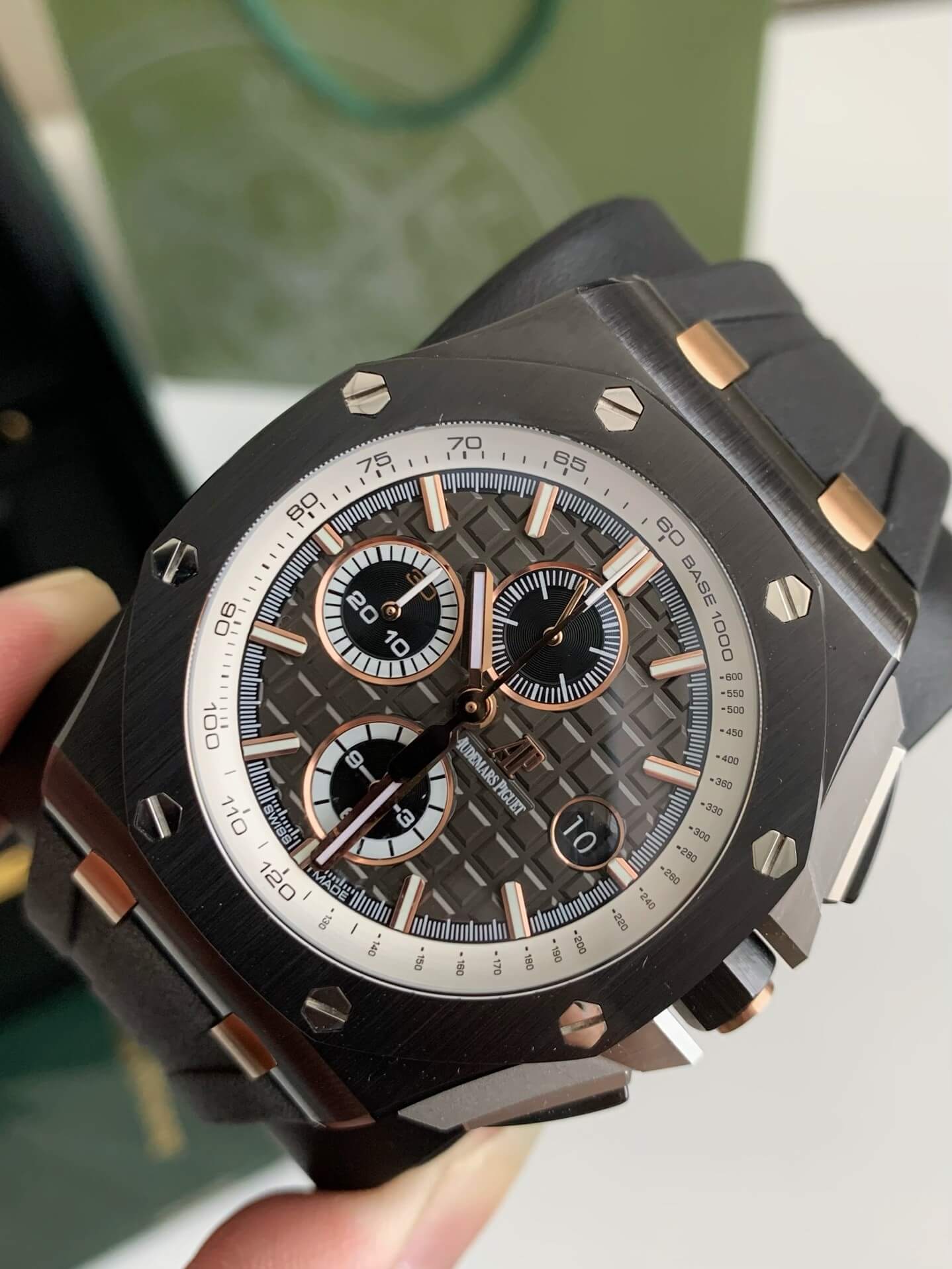 Audemars Piguet Royal Oak Offshore Selfwinding Chronograph Ref. 26405CE – Black Ceramic, Grey Dial