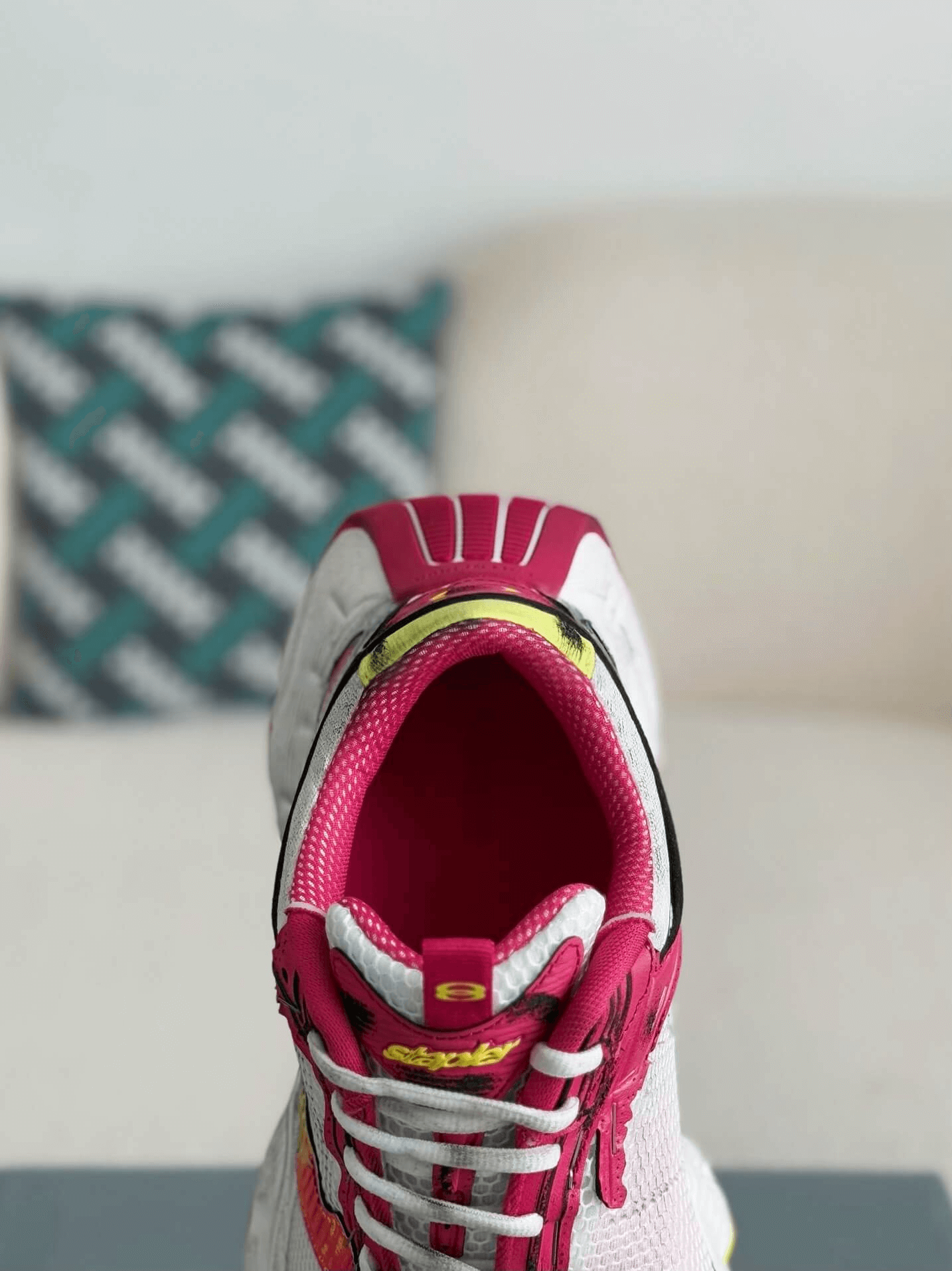 Balenciaga 10XL Sneaker – White, Pink & Yellow