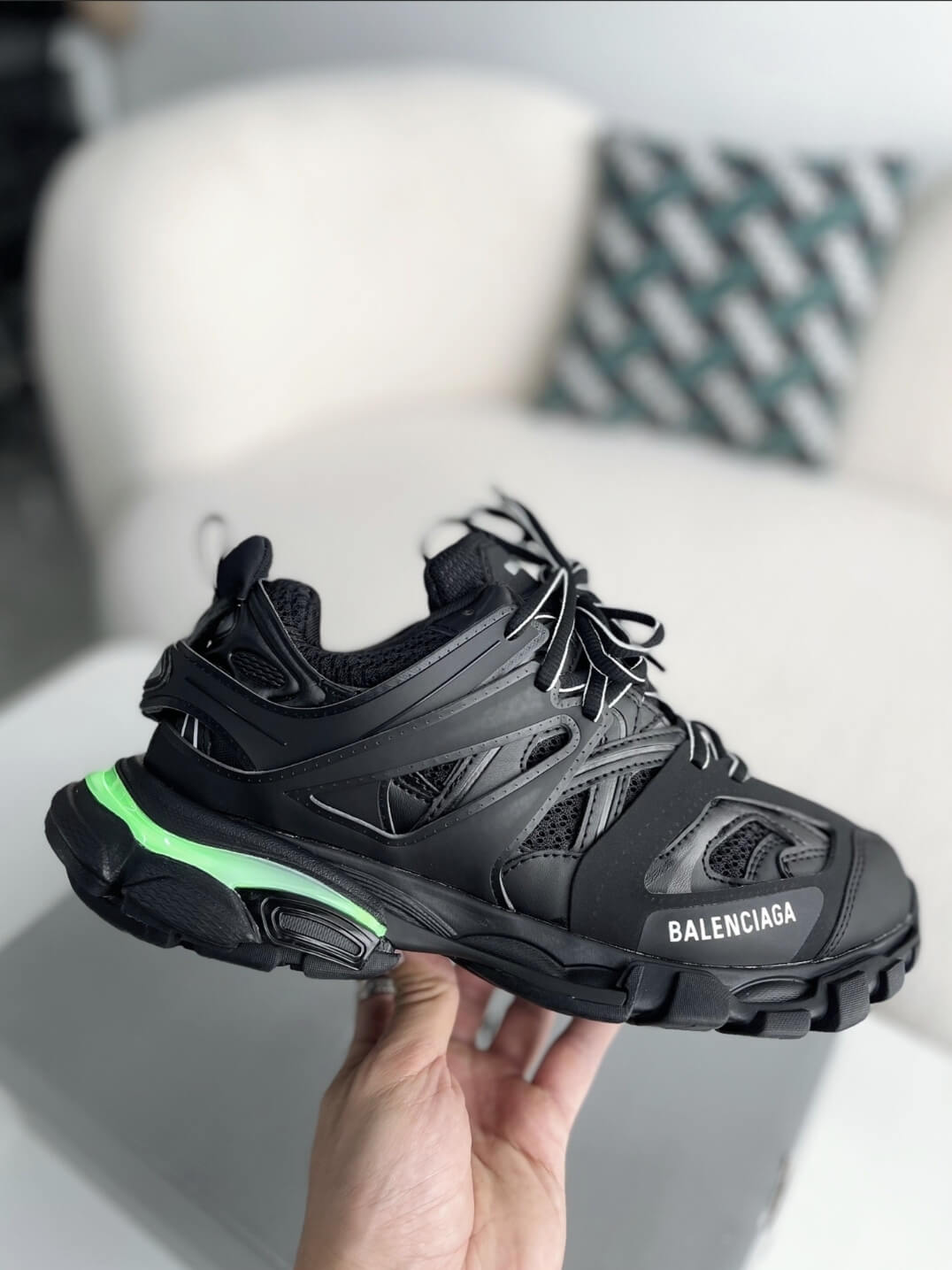Balenciaga Track Sneaker – Black & White – HolloShoe