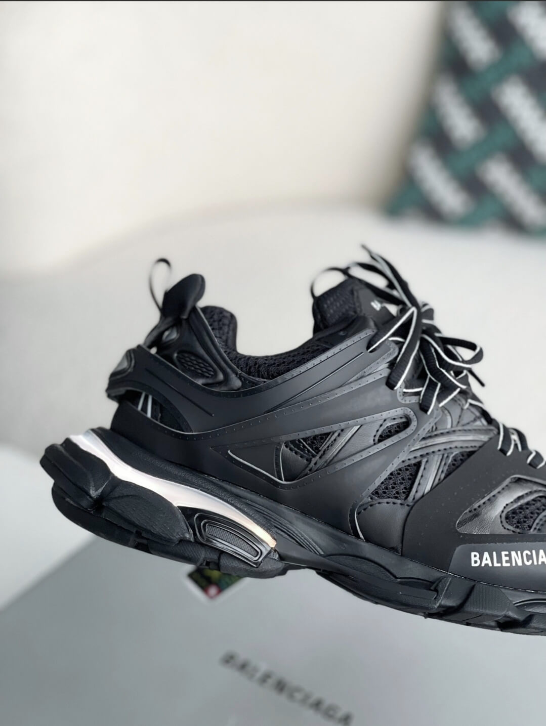 Balenciaga Track Sneaker – Black & White – HolloShoe